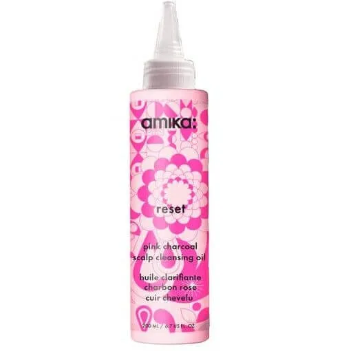 Amika Reset Pink Charcoal Scalp Cleansing Oil