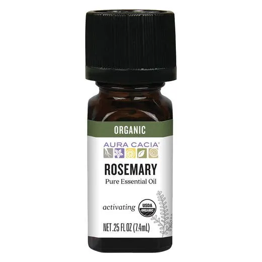 Aura Cacia Organic Rosemary Activating Essential Oil 0.25oz