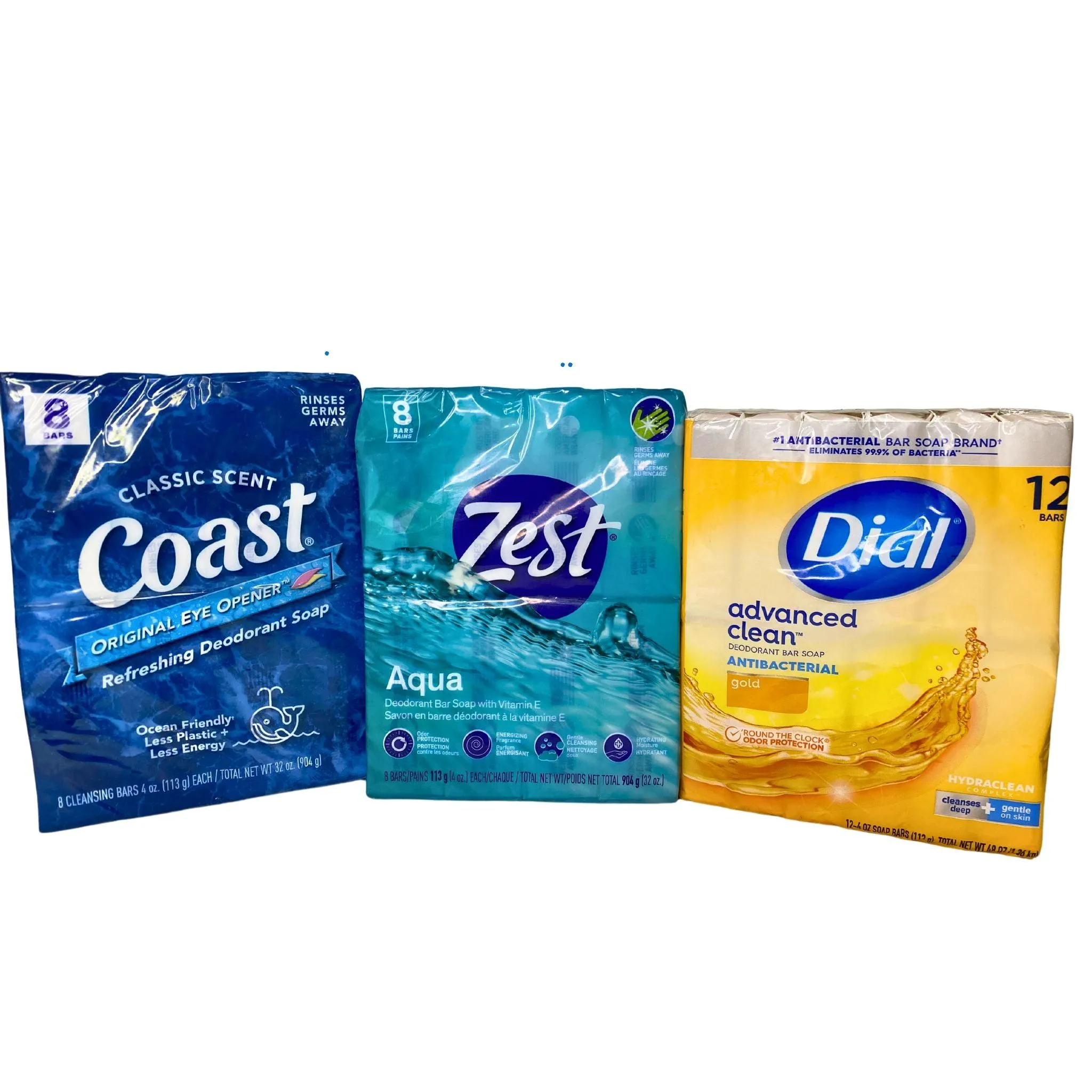 Bar Soap Mix Brands like Dove , Zest & Dial (50 Pcs Lot)