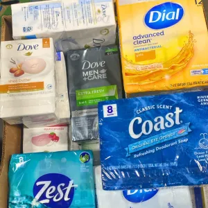 Bar Soap Mix Brands like Dove , Zest & Dial (50 Pcs Lot)