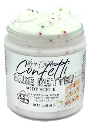 Body Scrub Confetti Cake Batter