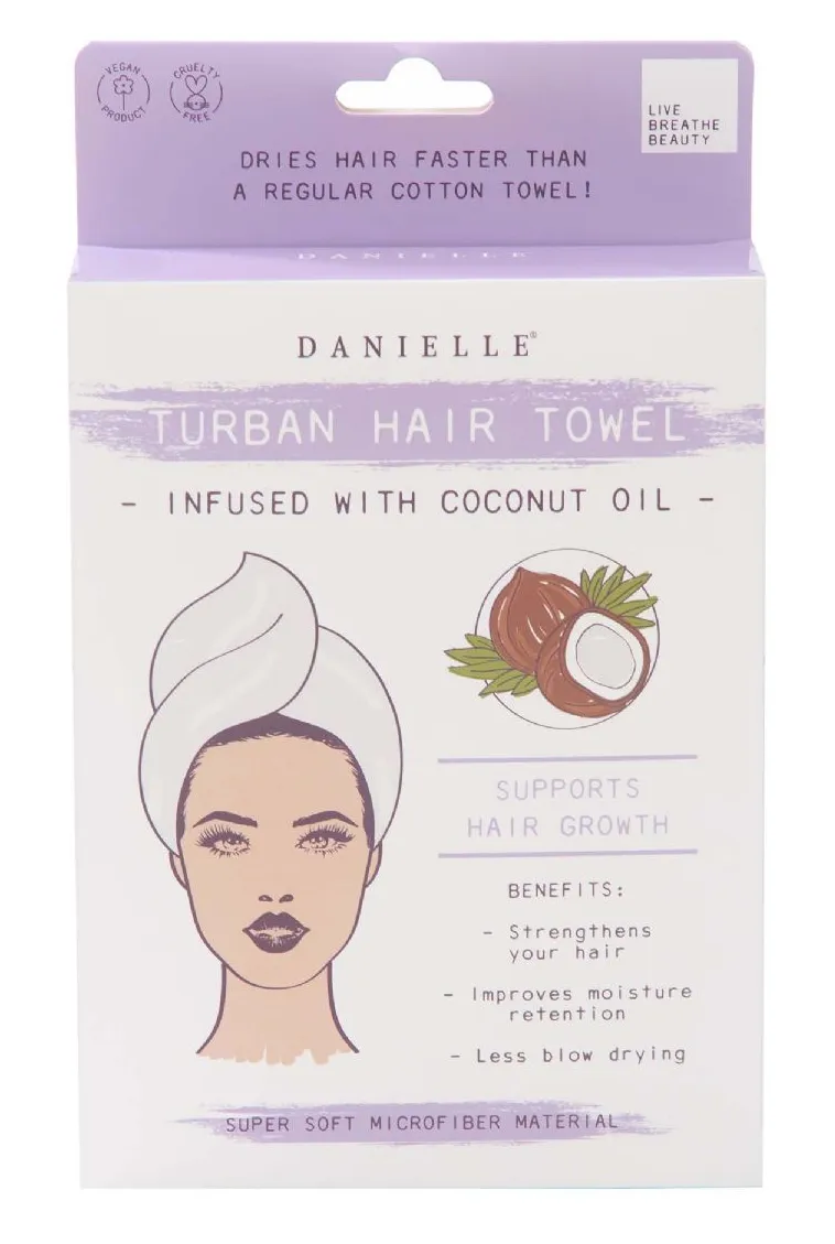 Coconut Oil Infused Hair Turban