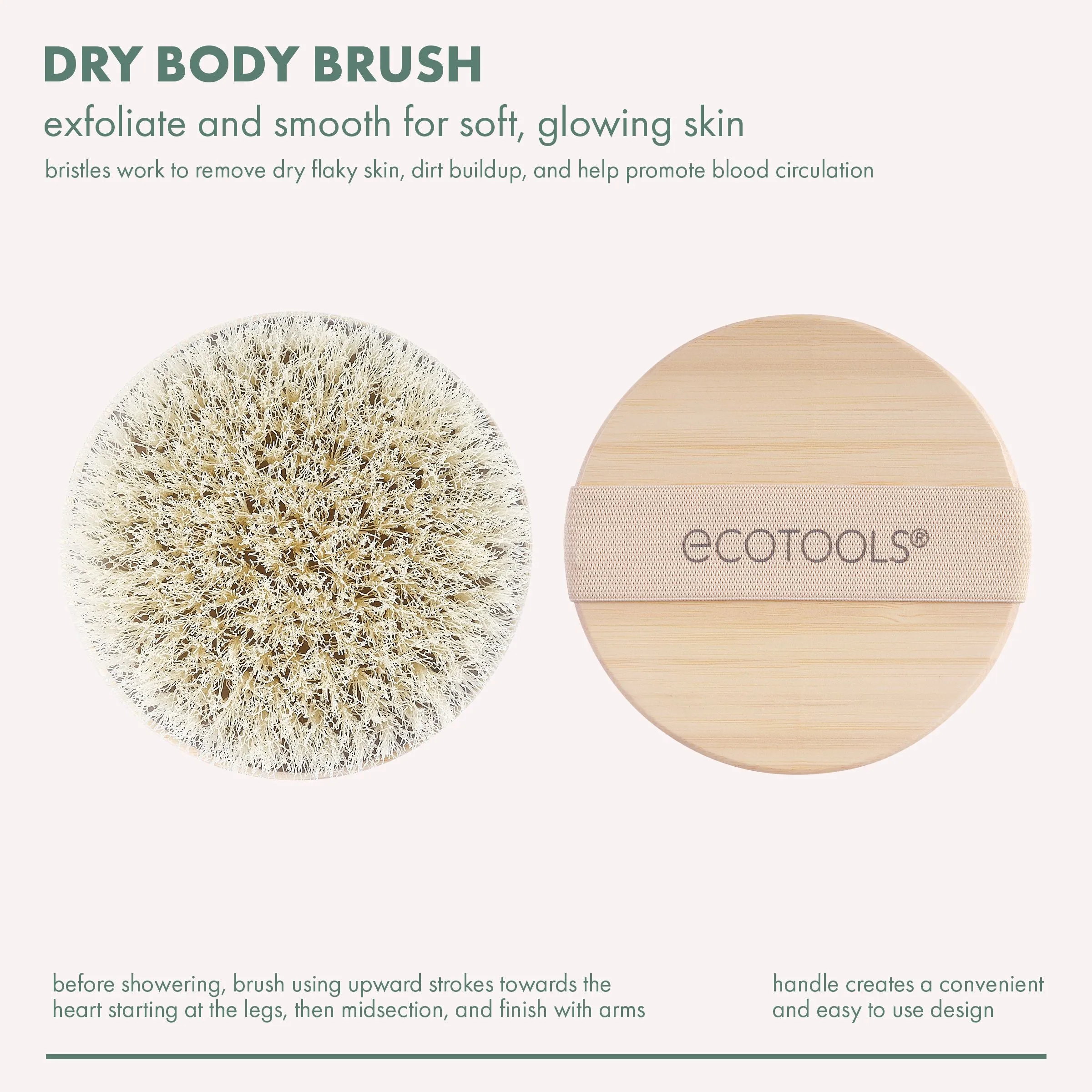 Dry Body Brush, Pink