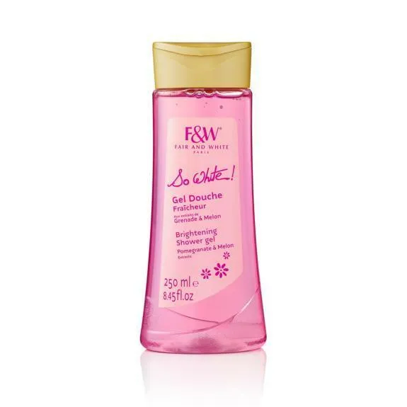 F & W So White Brightening Shower Gel 250ml / 1000ml