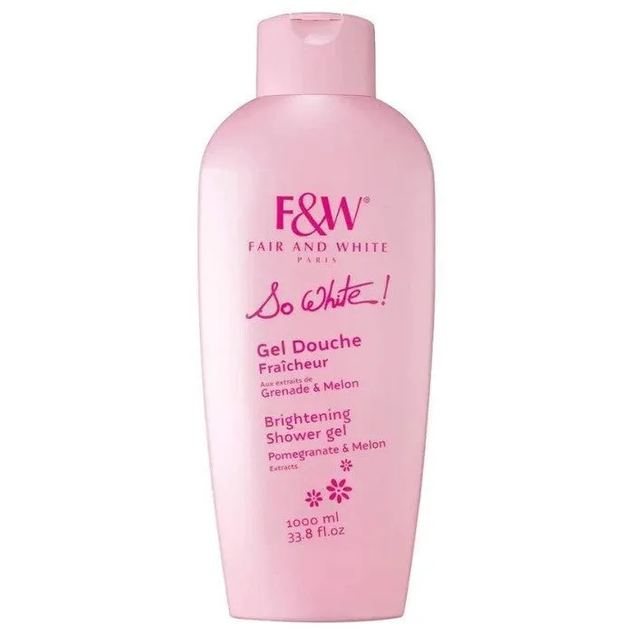 F & W So White Brightening Shower Gel 250ml / 1000ml