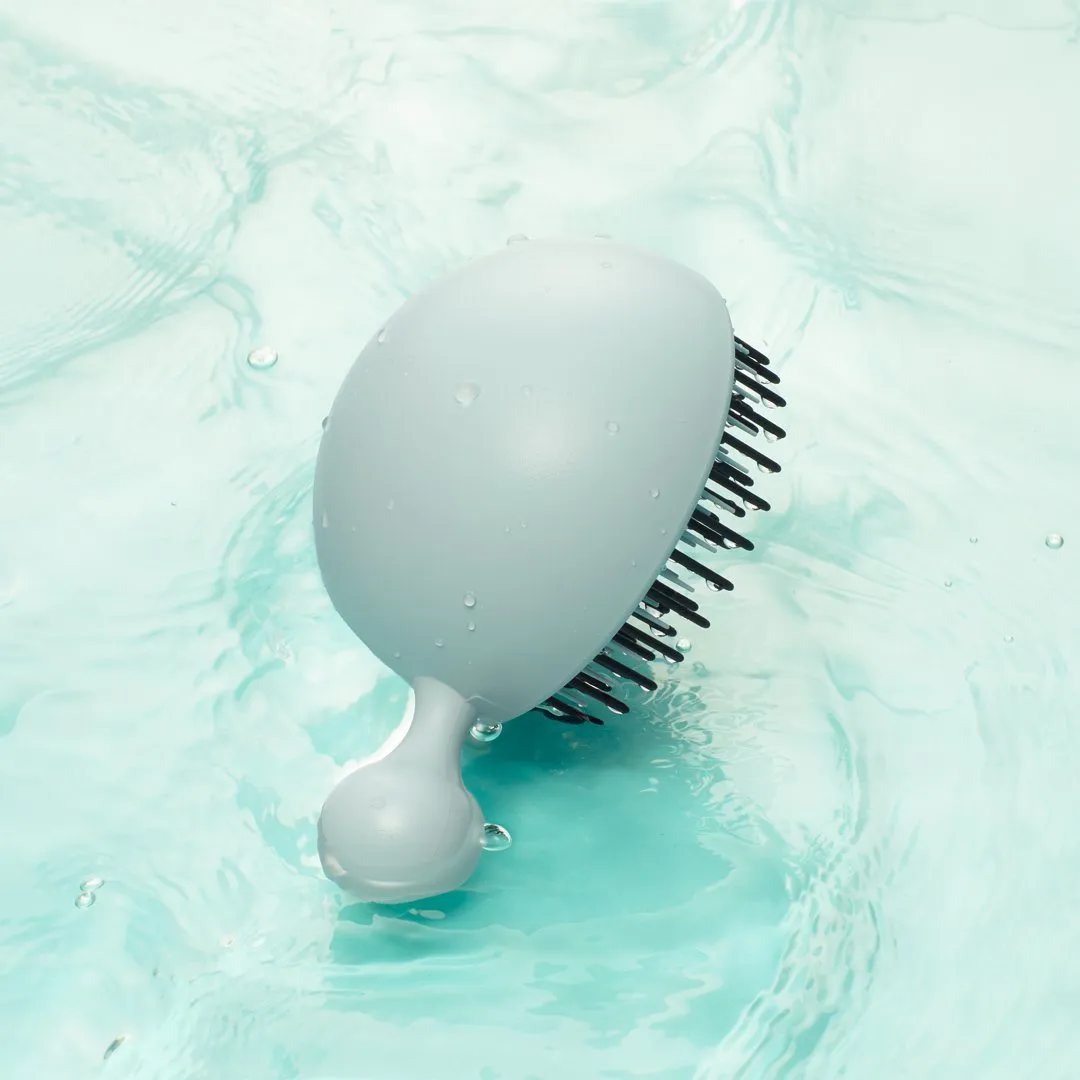 For Beaut Pure Me Detangling & Oil Removal Hair Brush - Aqua Mint Green (Made In Korea)