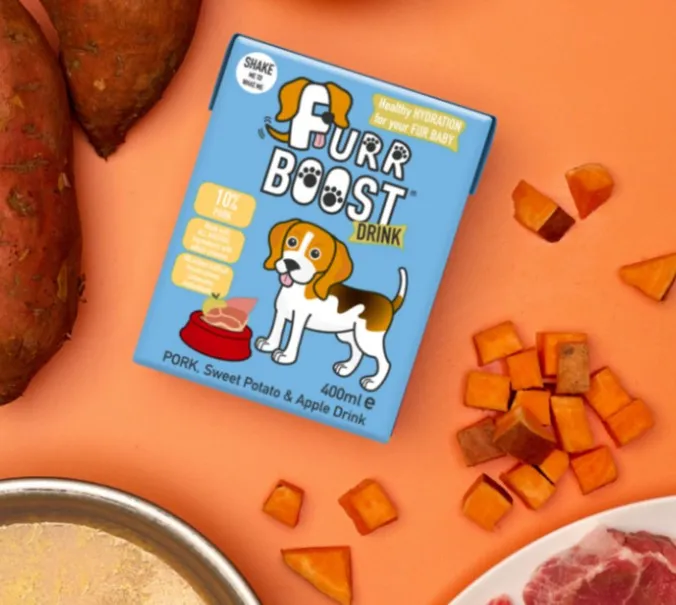 Furr Boost Pork, Sweet Potato and Apple Dog Drink 400ml