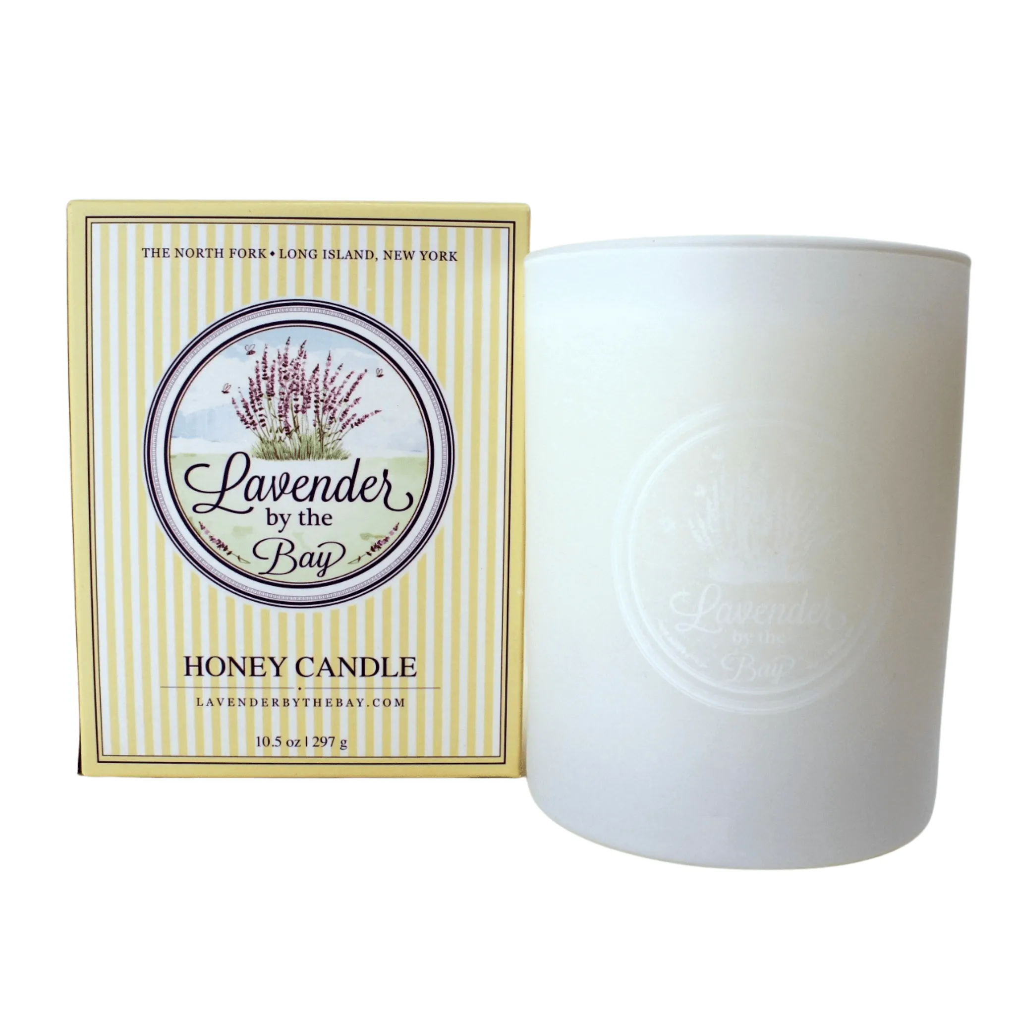 Large Scented Candles - Honey & Lavender