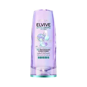 L’Oreal Paris Elvive Hyaluron Pure 72h Rehydrating Conditioner for Oily Scalp & Dehydrated Lengths 200Ml