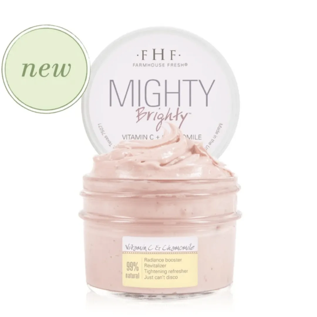 Mighty Brighty™ Vitamin C   Chamomile Brightening Mask | Farmhouse Fresh