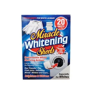 Miracle Whitening Sheets 20 Pk