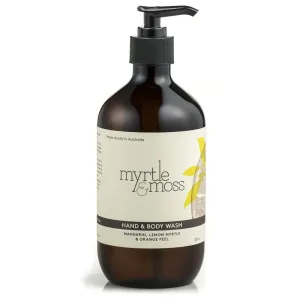 Myrtle and Moss Mandarin, Lemon Myrtle & Orange Peel Hand & Body Wash 500ml