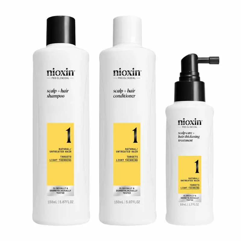 Nioxin System 1 Three Part Trial Kit