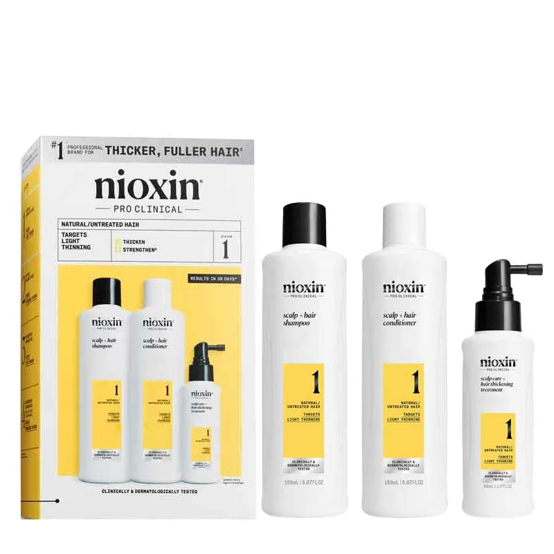 Nioxin System 1 Three Part Trial Kit