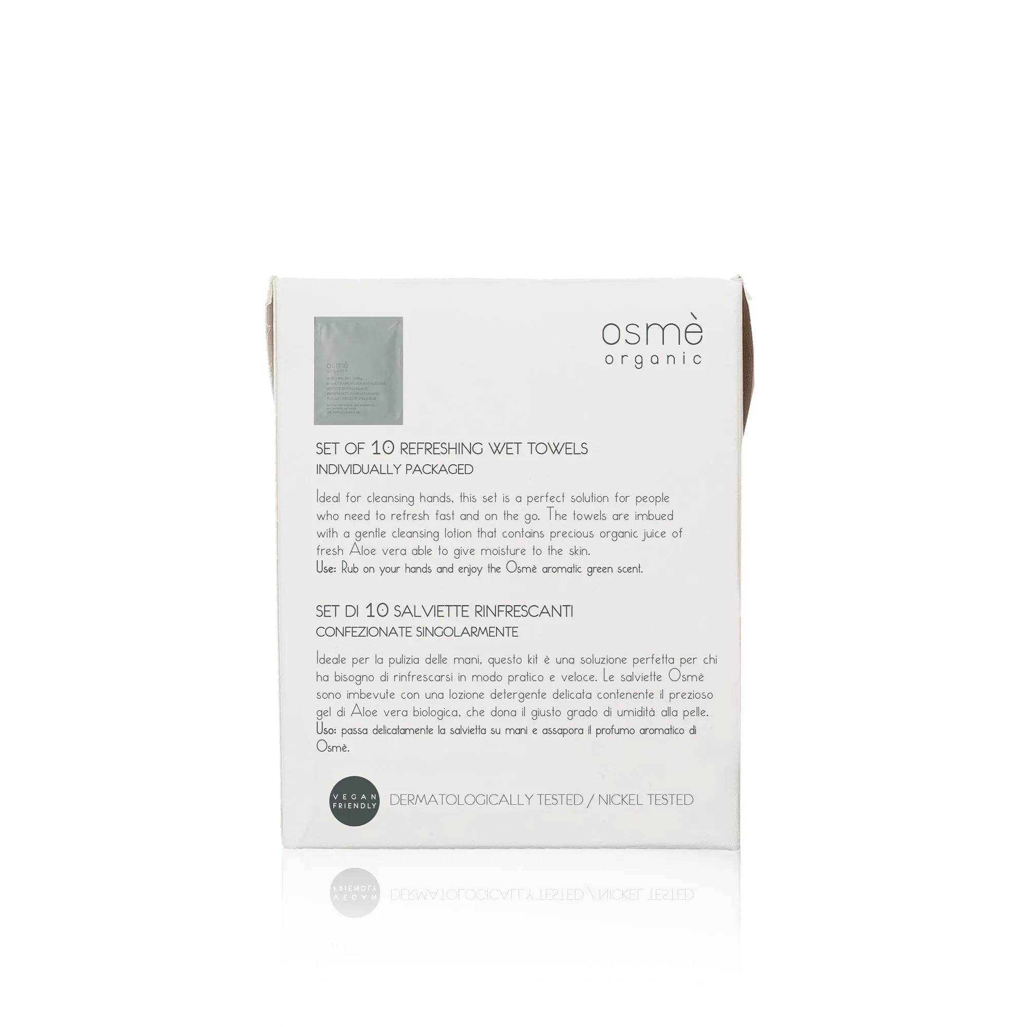 Osmè Refreshing Wet Towels Travel Box