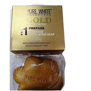 Pure White Cosmetics Gold Glowing No.1 Precious Exfoliating Soap 150G