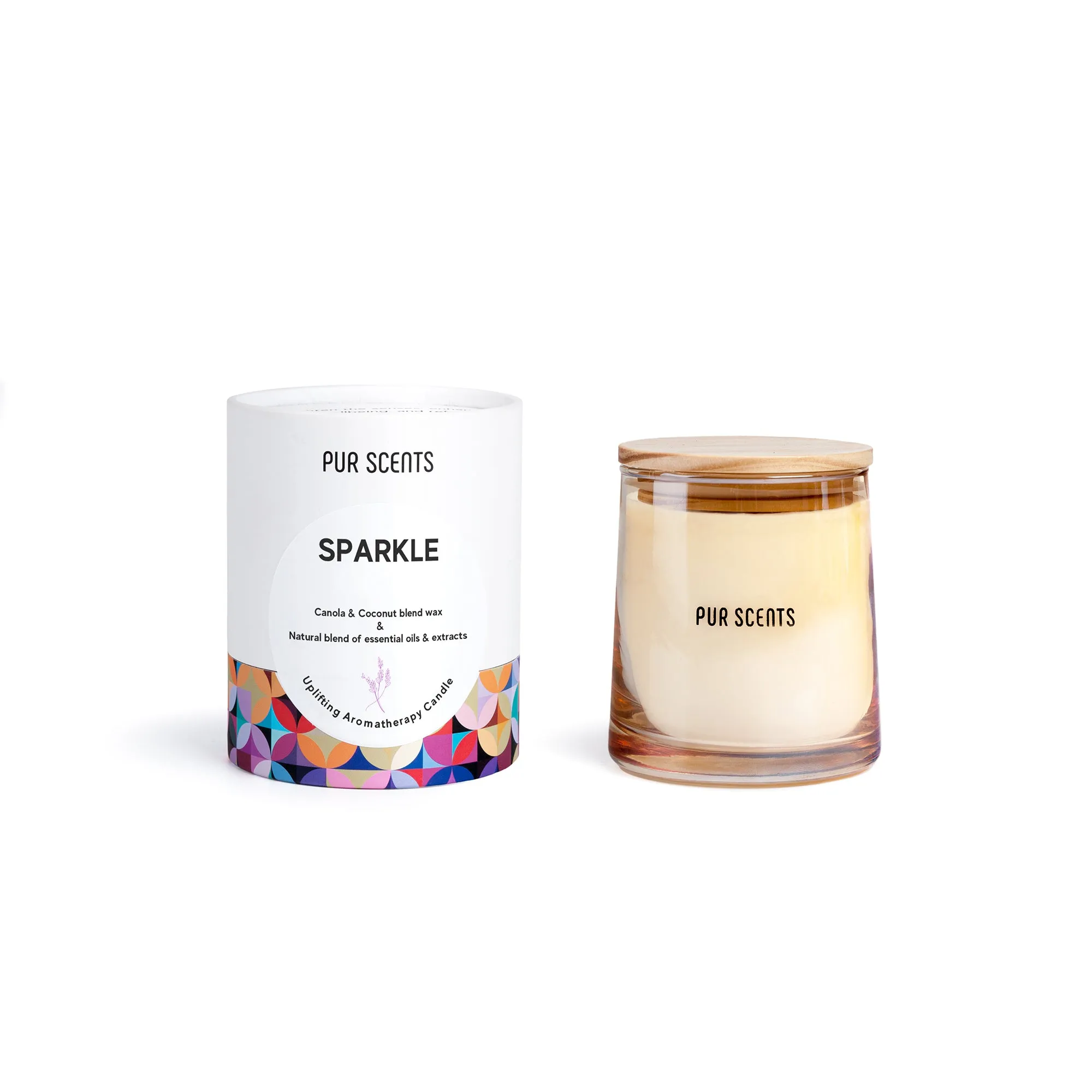 Purscents Sparkle Aromatherapy Scented Candle 190g