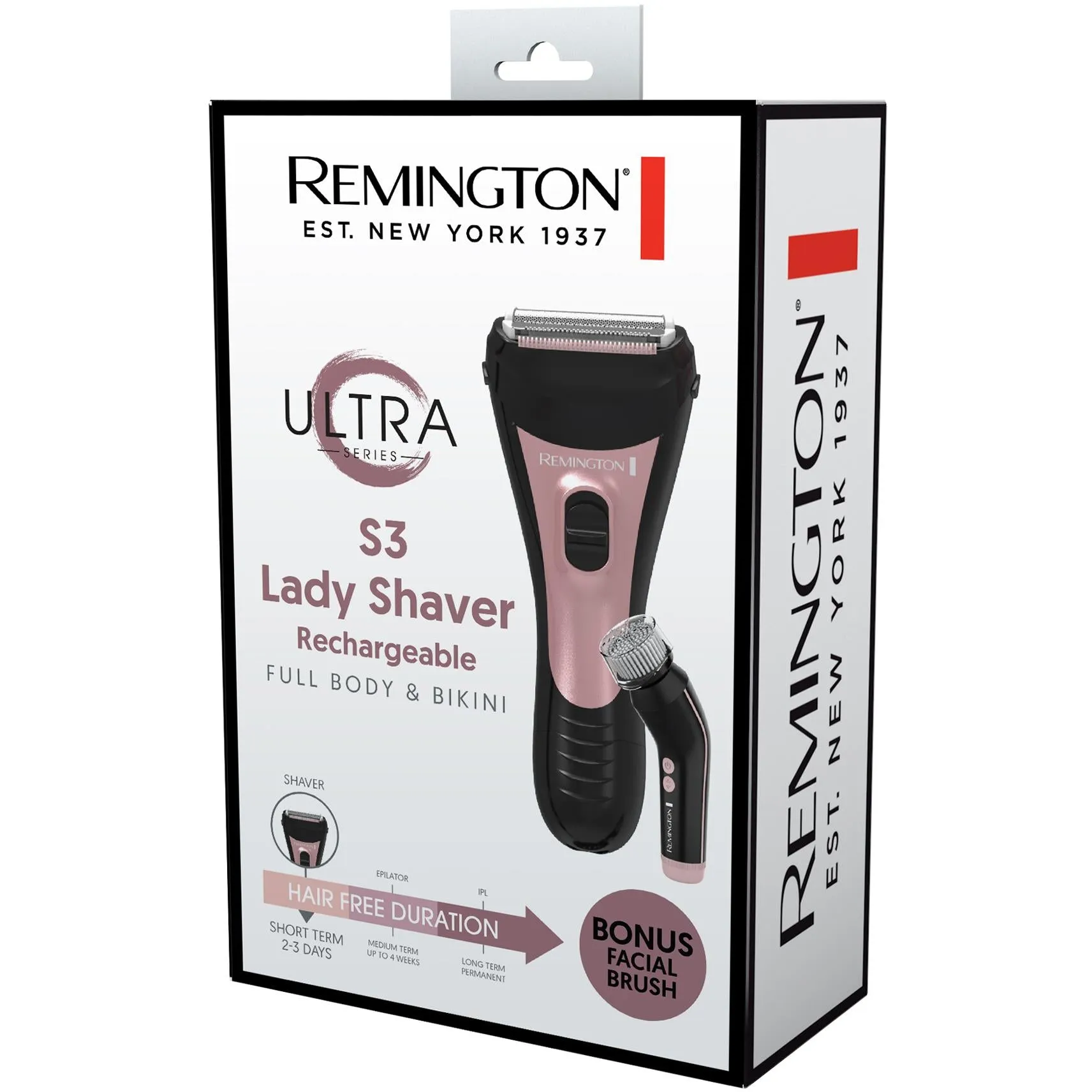 Remington S3 Silky Lady Shaver with Facial Brush