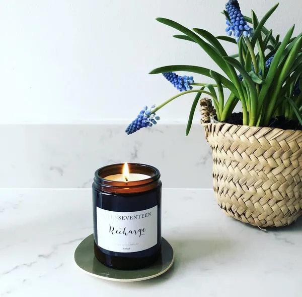 Rose Geranium Scented Candle Recharge