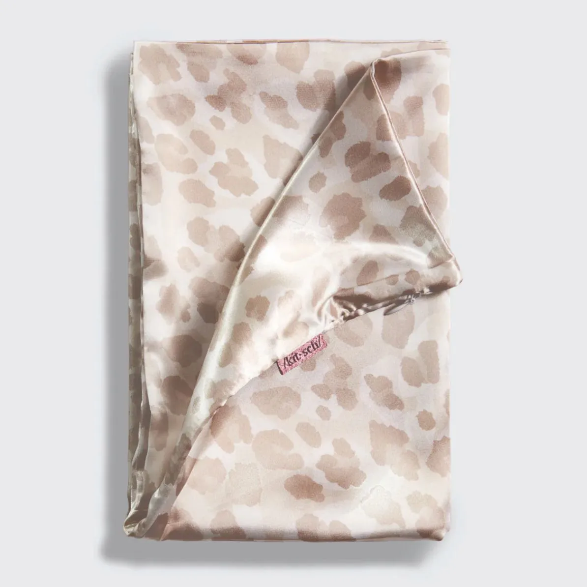 Satin Pillowcase in Leopard Print