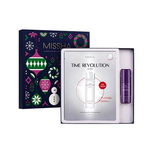 Set Missha Time Revolution Night Repair Firming Care Set (Holiday Edition)