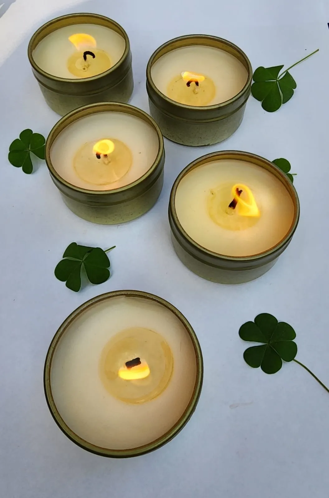 Spring Blossoms- 5 Soy Wax Tin Candles