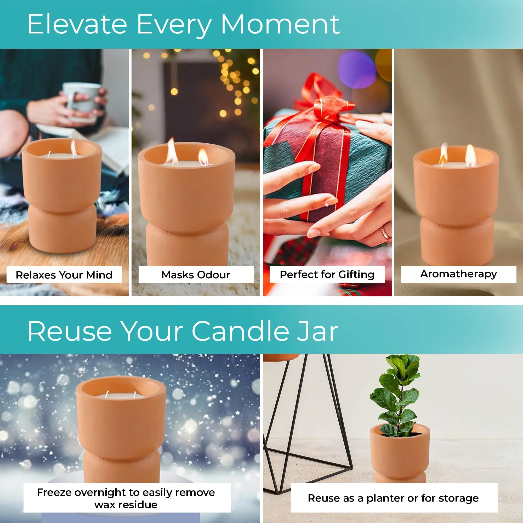 The Better Home Scented Candles for Gifting | 11 Hrs Burn Time | Aromatherapy Soy Wax Candles for Home Decor Fragrance | Aesthetic Candles for Home | Patchouli Aroma Scented Candles for Bedroom